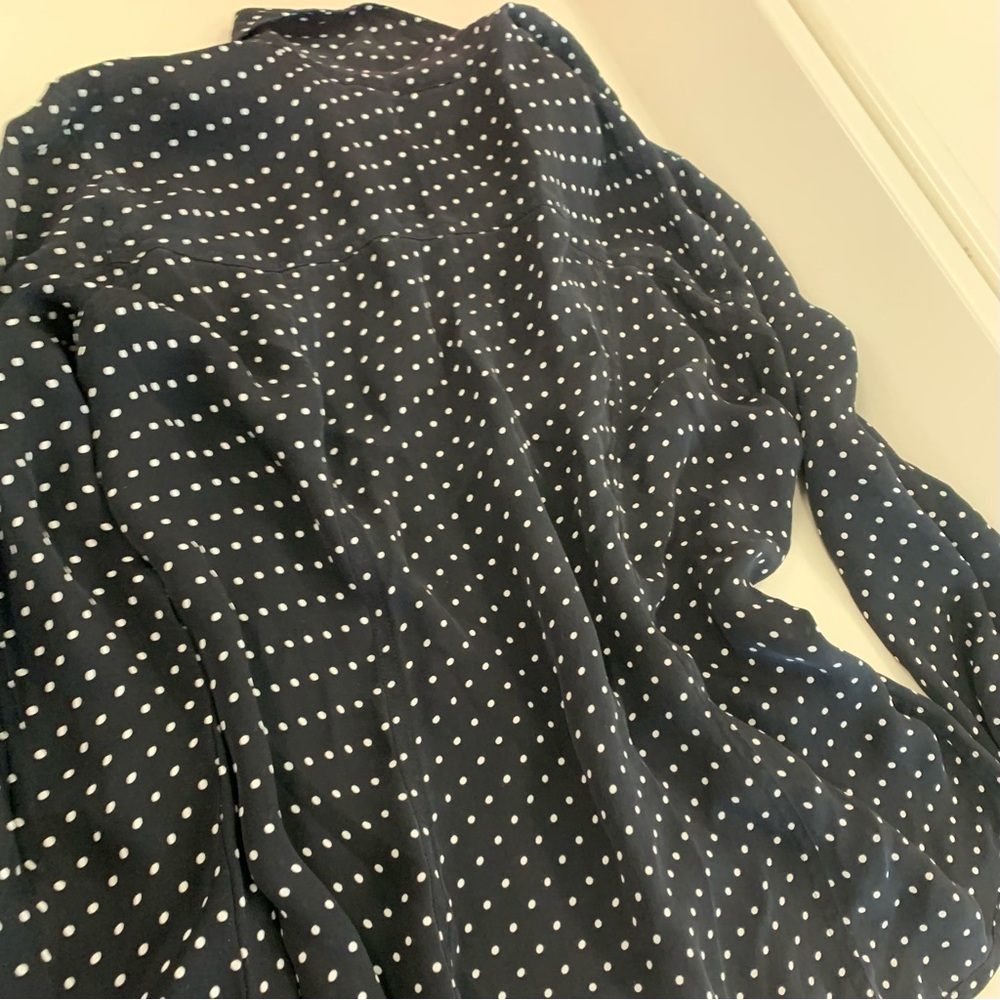 Chico's 100% Silk Button Down Shirt - Picture 4 of 7